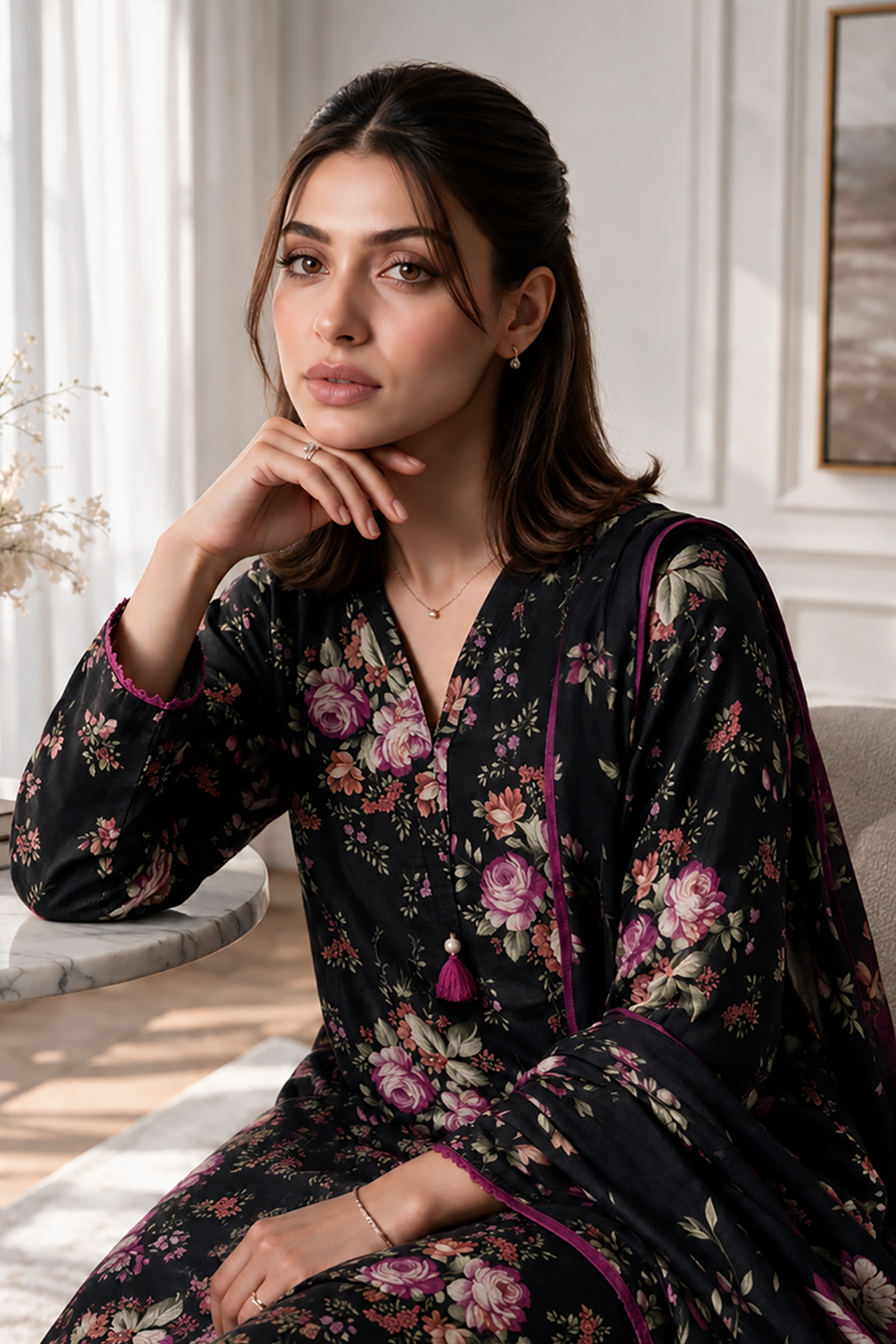 Kurta Dupatta Trouser - 2153