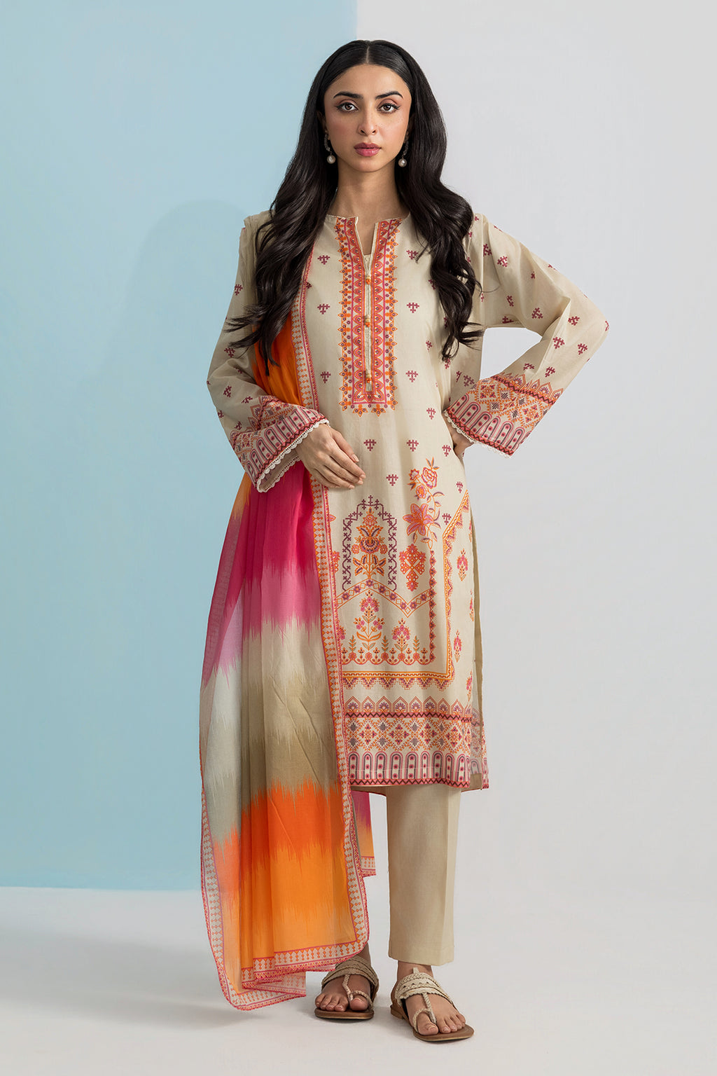 Kurta Dupatta Trouser - 2170