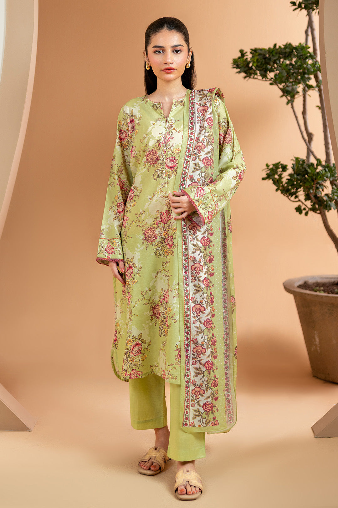 Kurta Dupatta Trouser - 2177
