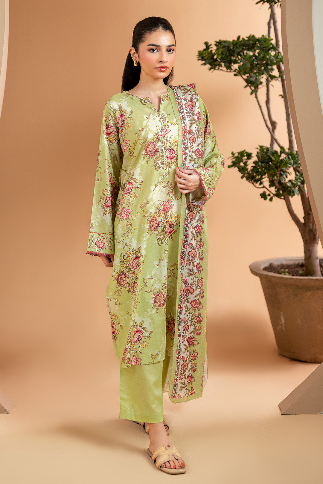 Kurta Dupatta Trouser - 2177