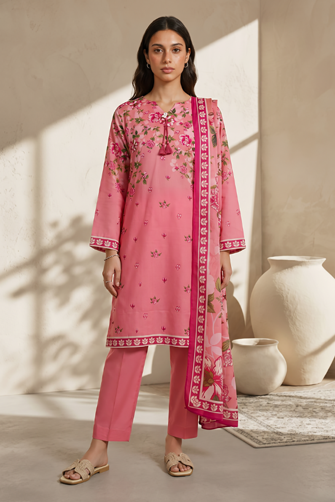 Kurta Dupatta Trouser - 2179