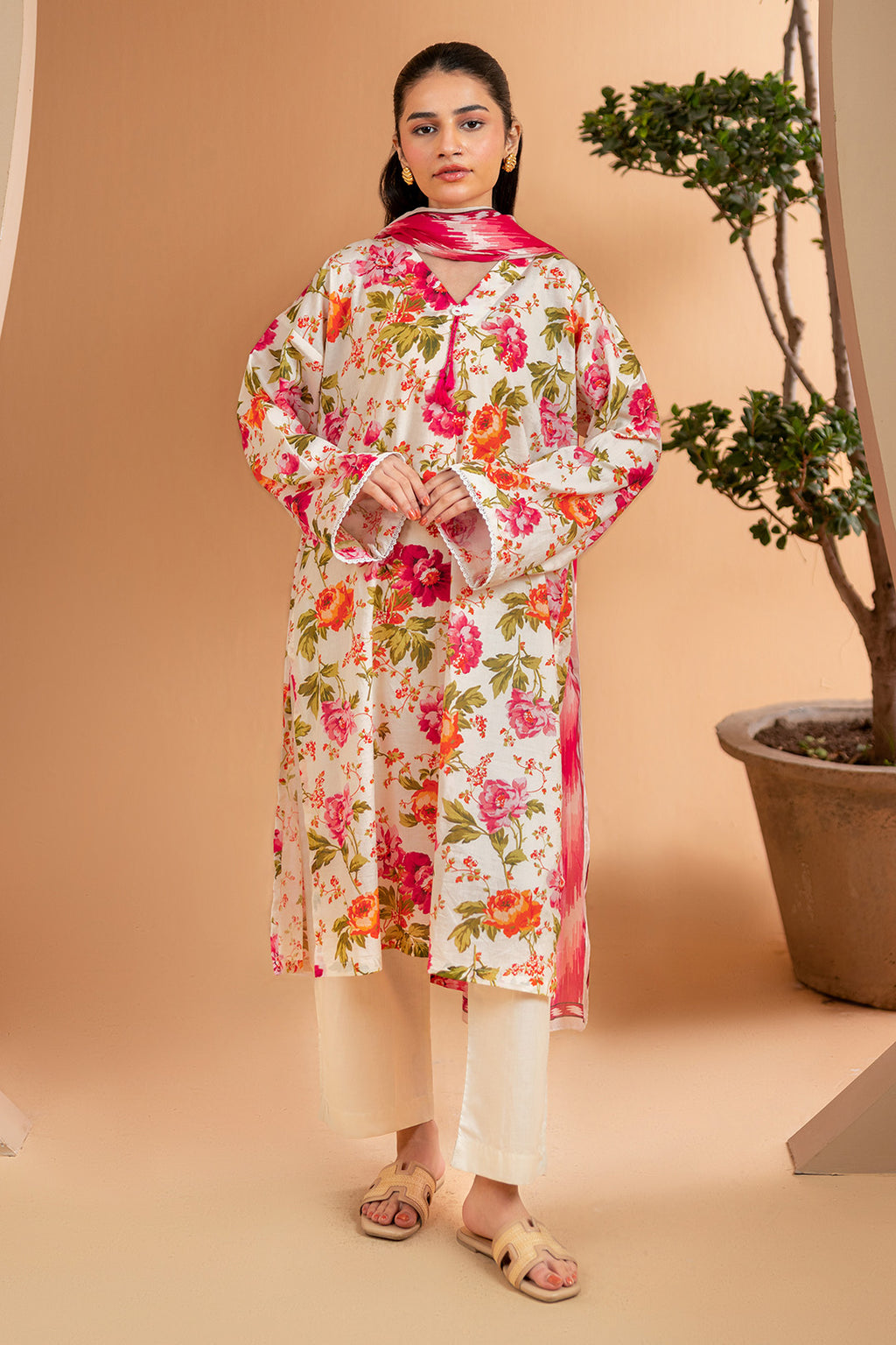 Kurta Dupatta Trouser - 2181
