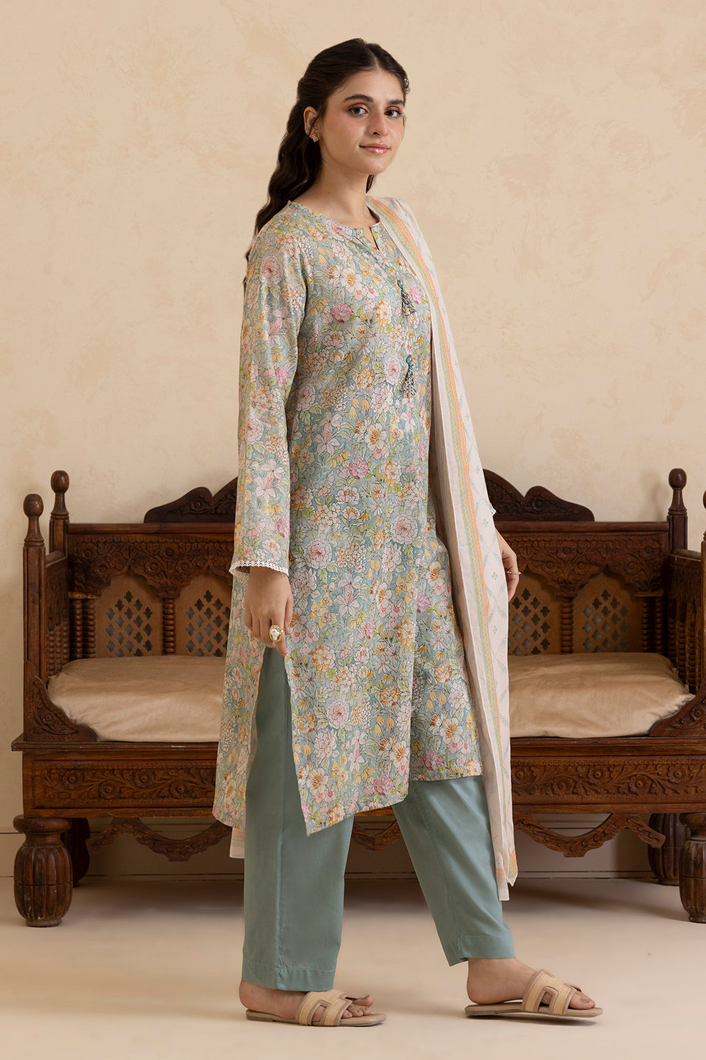 Kurta Dupatta Trouser - 2184