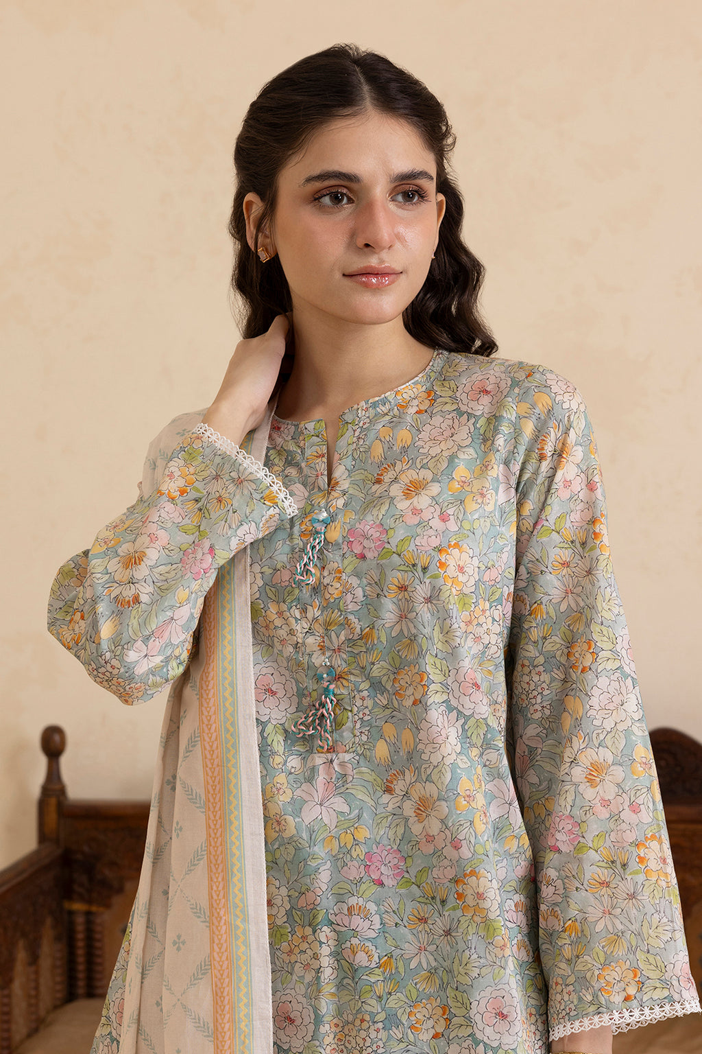 Kurta Dupatta Trouser - 2184