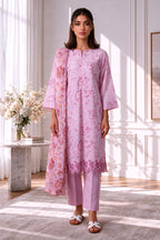 Embroidered Kurta Dupatta Trouser - 2188