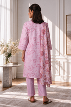 Embroidered Kurta Dupatta Trouser - 2188