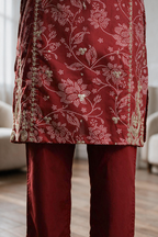 Embroidered Kurta Dupatta Trouser - 2191