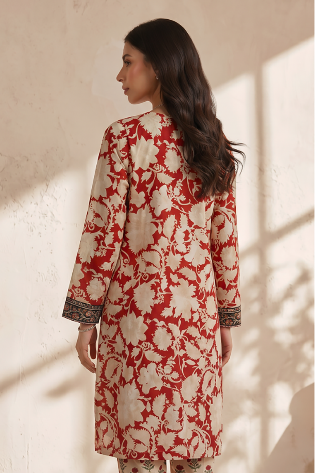 Embroidered Kurta Dupatta Trouser - 2193