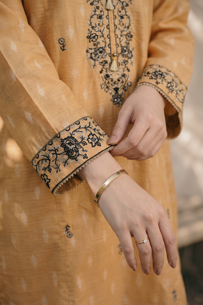 Embroidered Kurta Dupatta Trouser - 2194