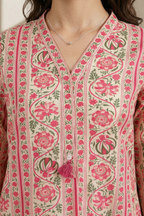 Embroidered Kurta Dupatta Trouser - 2195