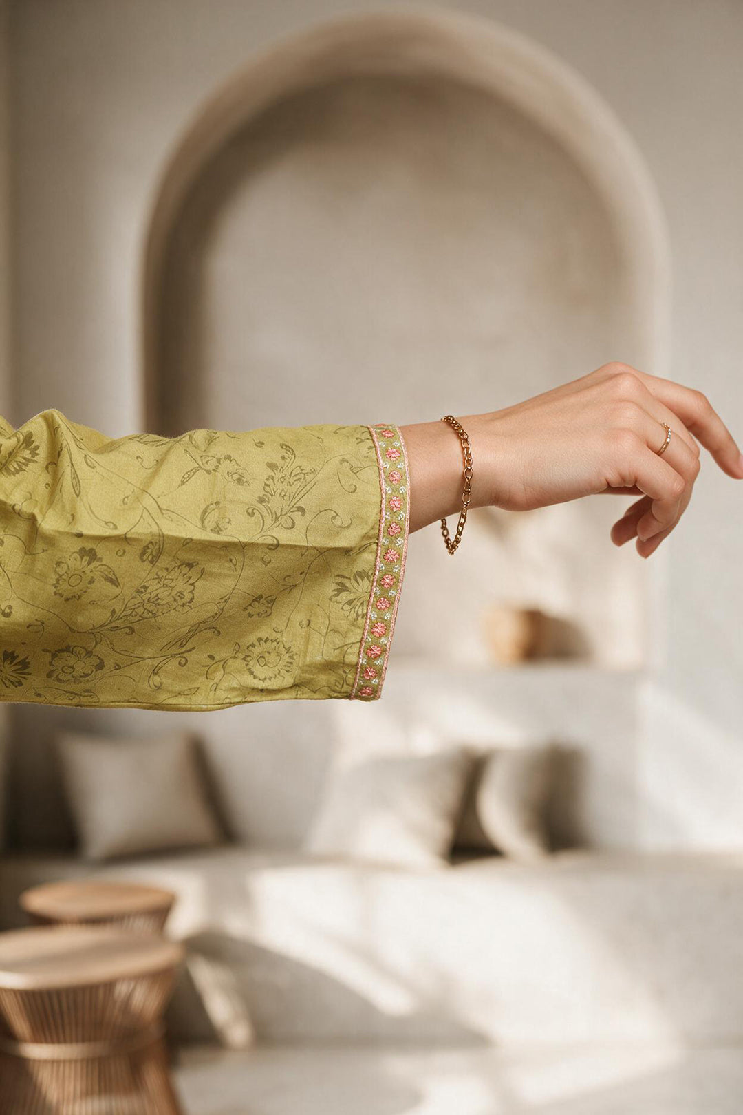 Embroidered Kurta Dupatta Trouser - 2196