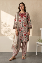 Embroidered Kurta Dupatta Trouser - 2197