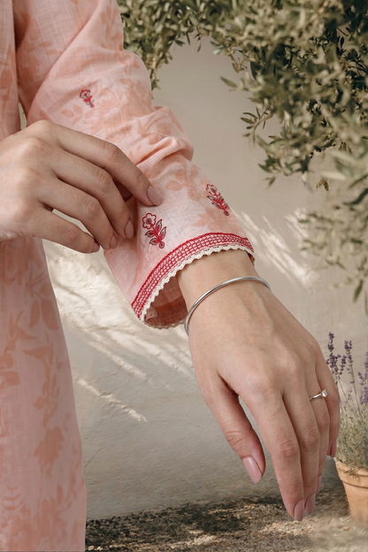 Embroidered Kurta Dupatta Trouser - 2200