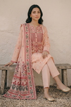 Embroidered Kurta Dupatta Trouser - 2200