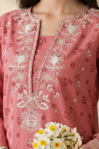 Embroidered Kurta Dupatta Trouser - 2209