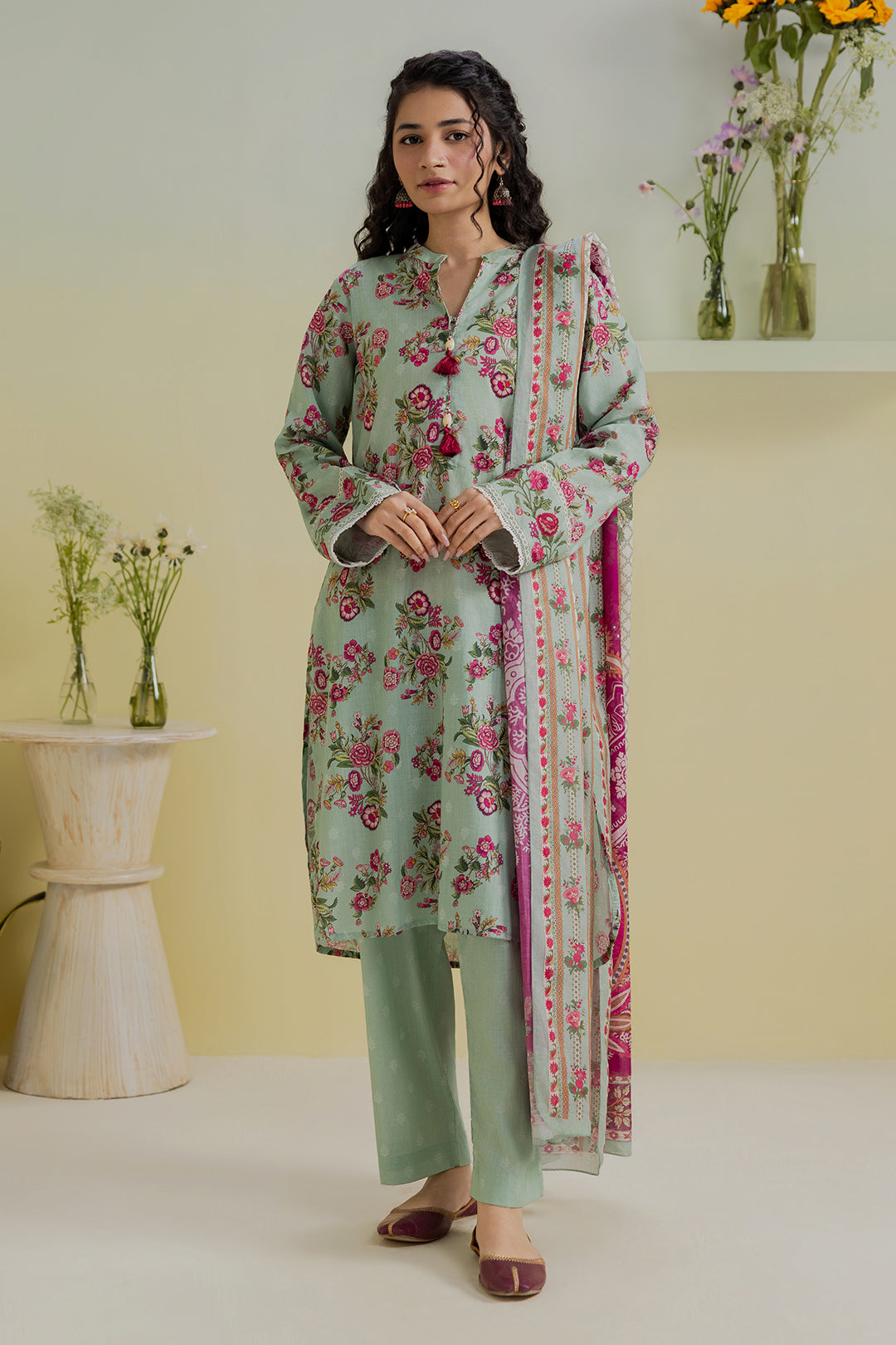 Kurta Dupatta Trouser - 2445