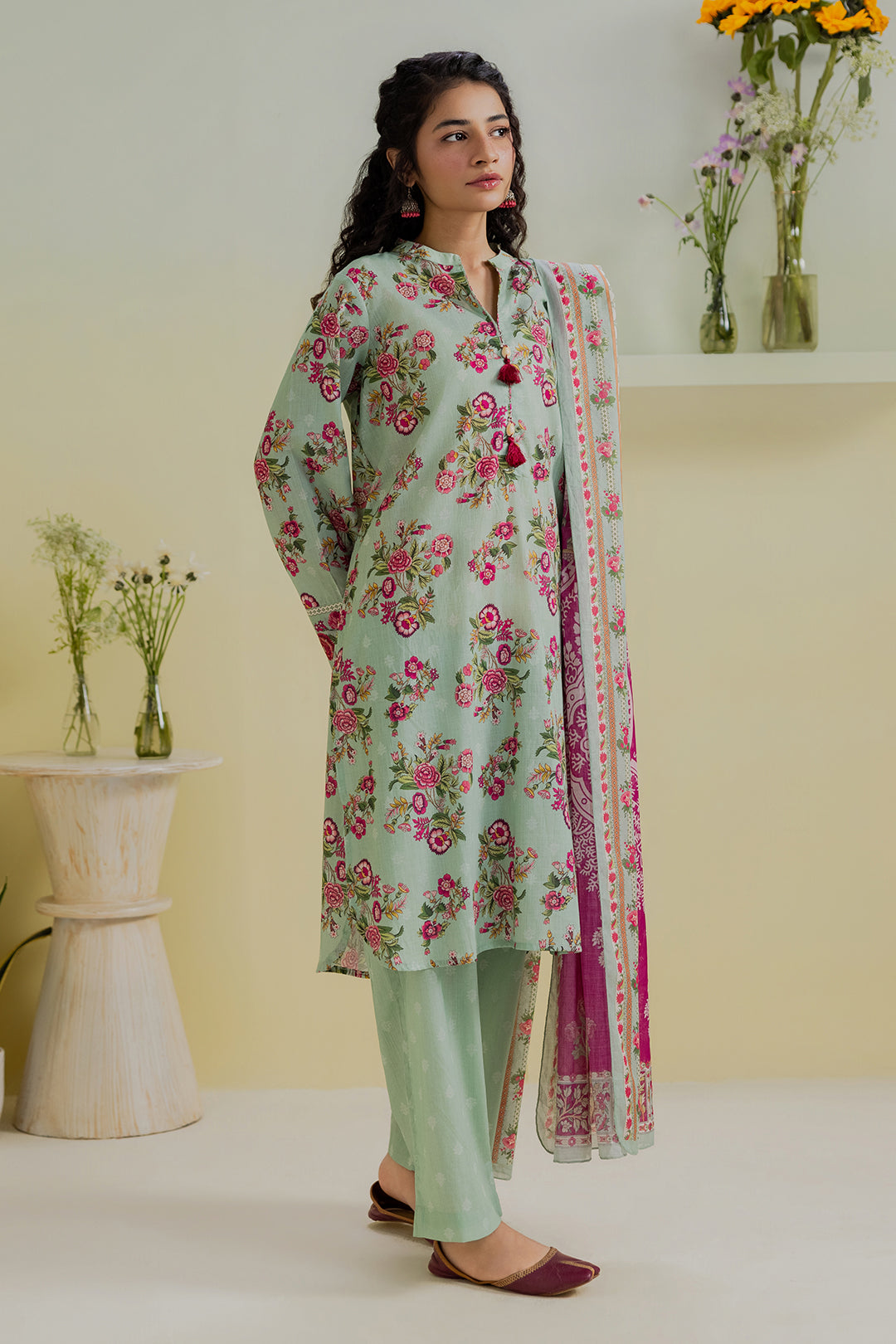 Kurta Dupatta Trouser - 2445
