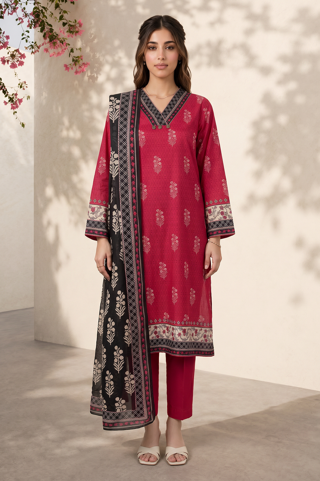 Kurta Dupatta Trouser - 2452
