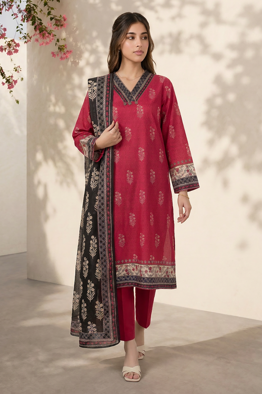 Kurta Dupatta Trouser - 2452