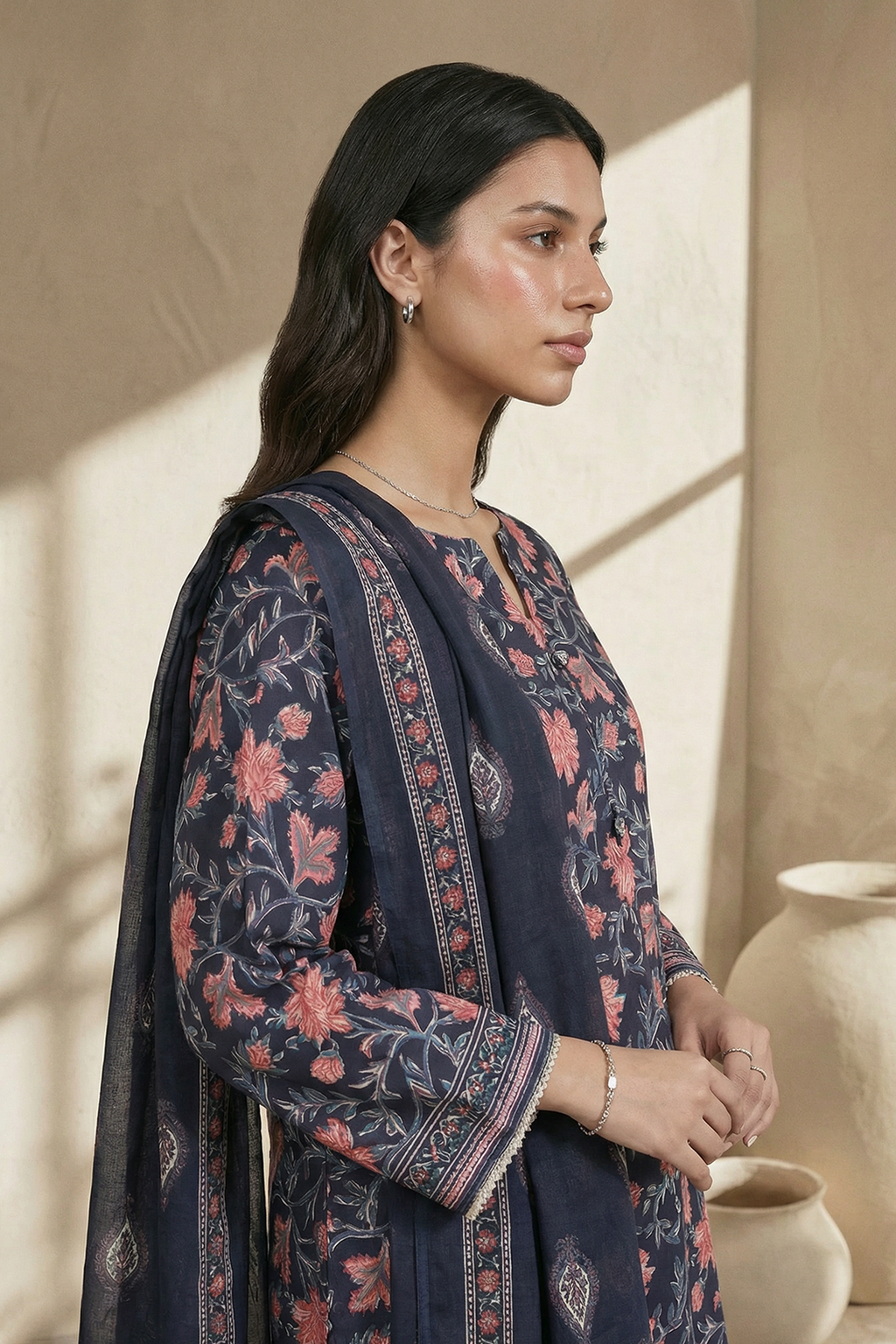 Kurta Dupatta Trouser - 2453