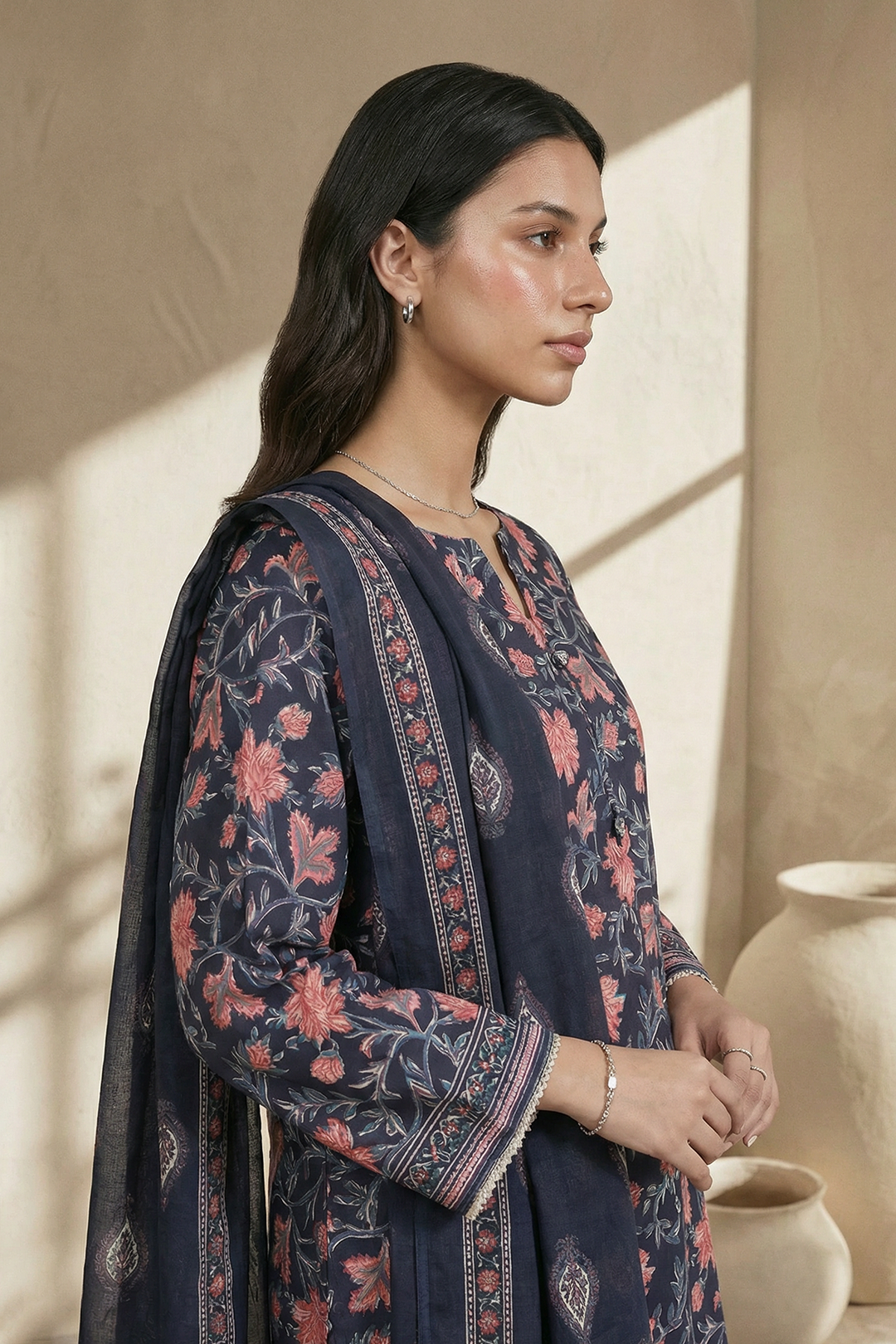 Kurta Dupatta Trouser - 2453