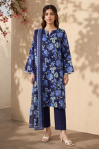 Embroidered Kurta Dupatta Trouser - 2455