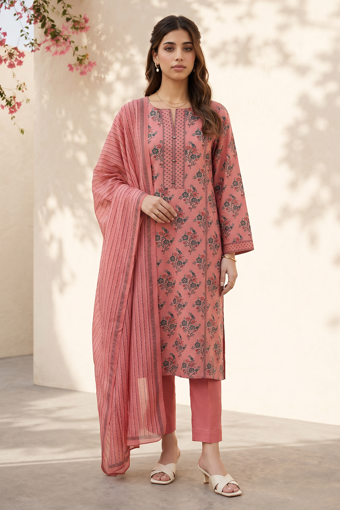 Kurta Dupatta Trouser - 2456