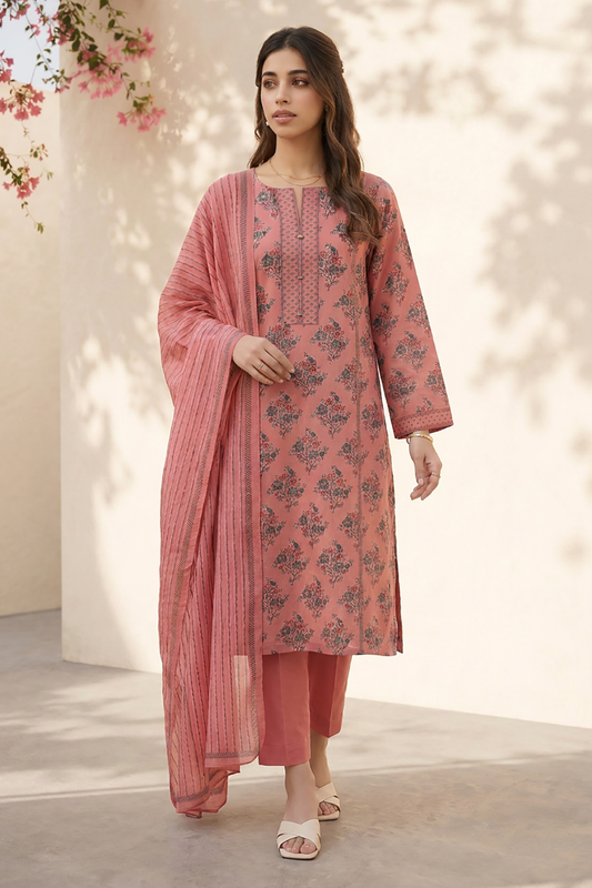 Kurta Dupatta Trouser - 2456