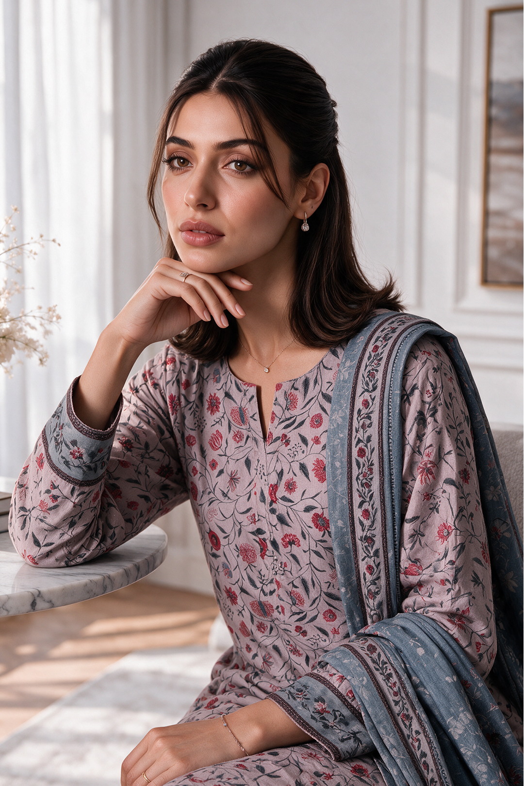 Kurta Dupatta Trouser - 2462