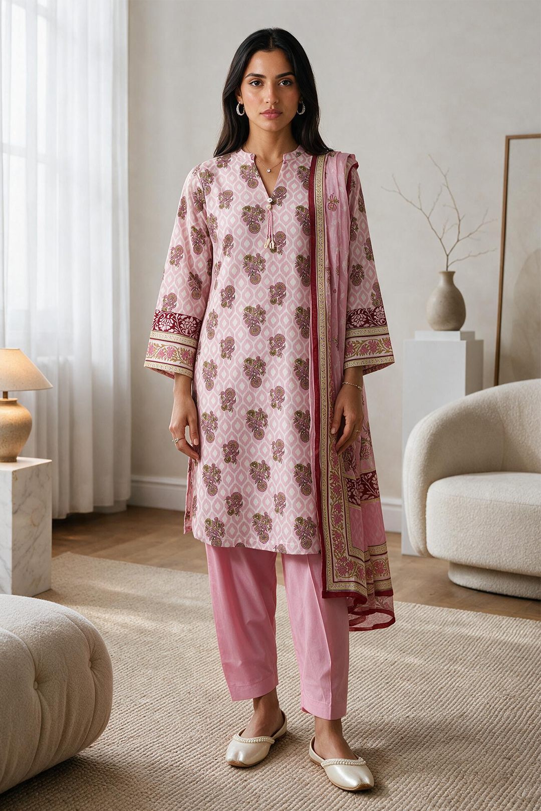 Kurta Dupatta Trouser - 2463