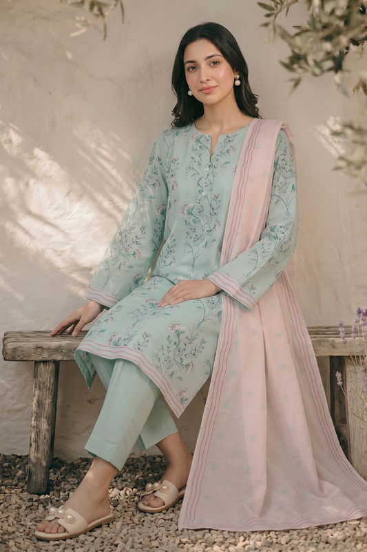 Kurta Dupatta Trouser - 2468