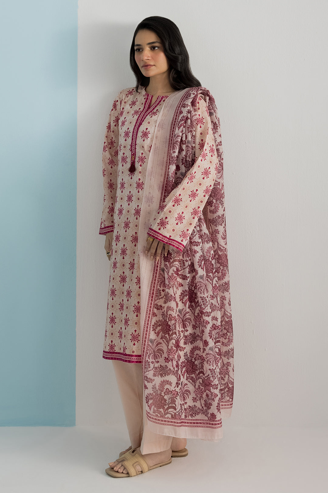 Kurta Dupatta Trouser - 2474