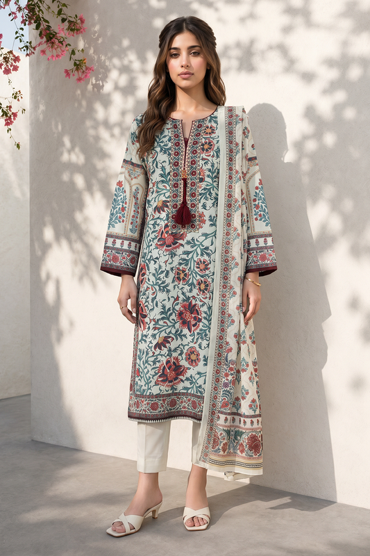 Kurta Dupatta Trouser - 2479