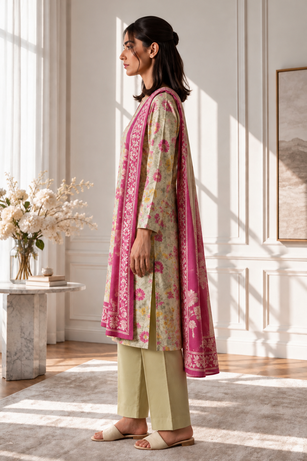 Kurta Dupatta Trouser - 2481