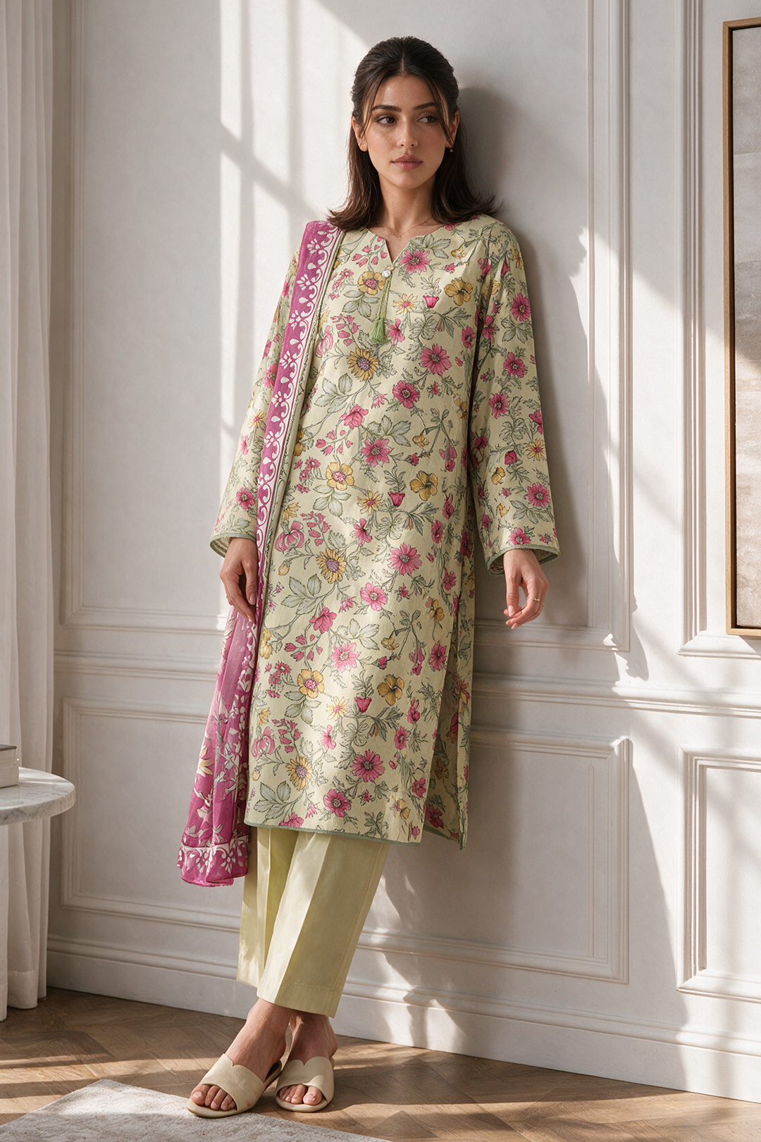 Kurta Dupatta Trouser - 2481