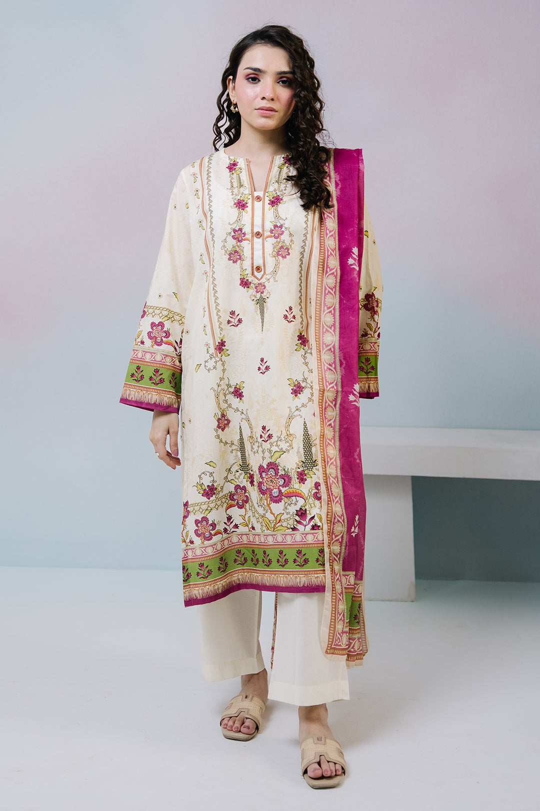Kurta Dupatta Trouser - 2488