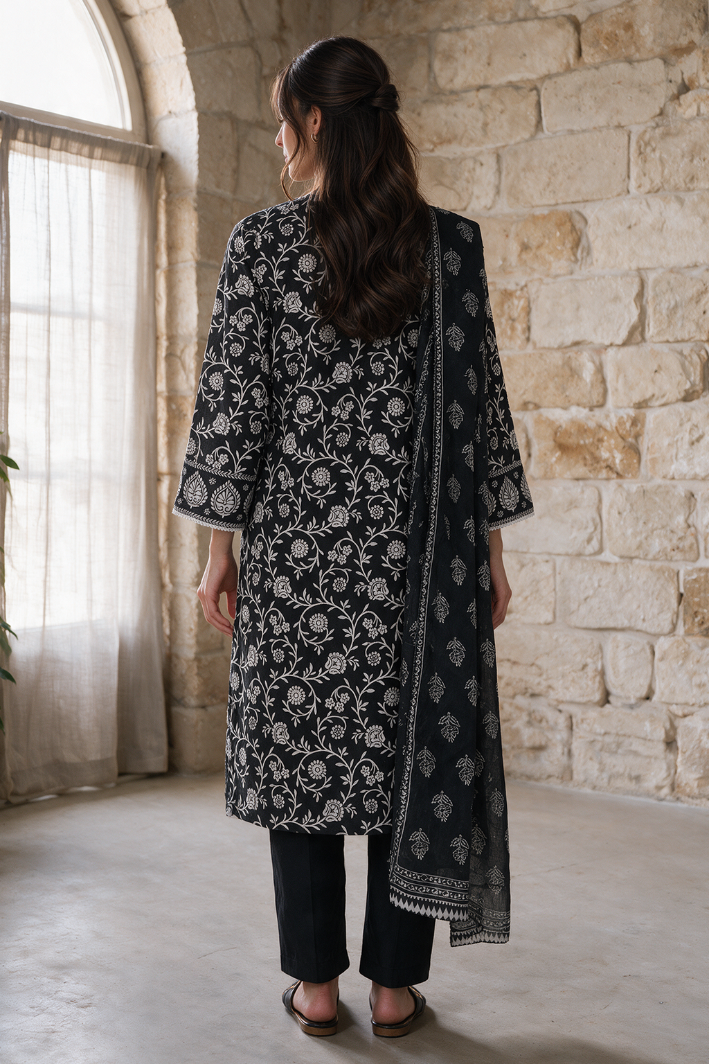 Kurta Dupatta Trouser - 2490