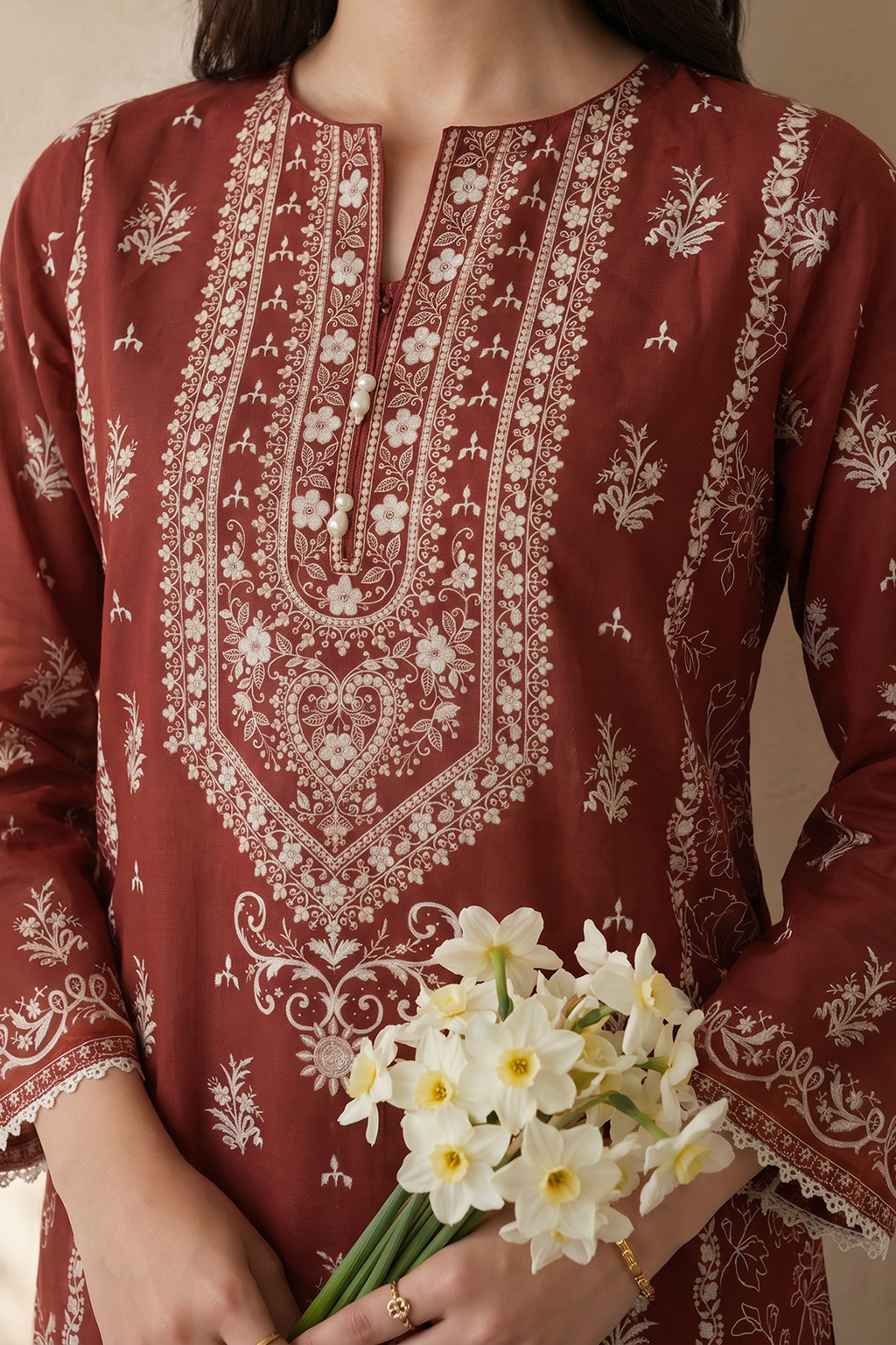 Kurta Dupatta Trouser - 2491