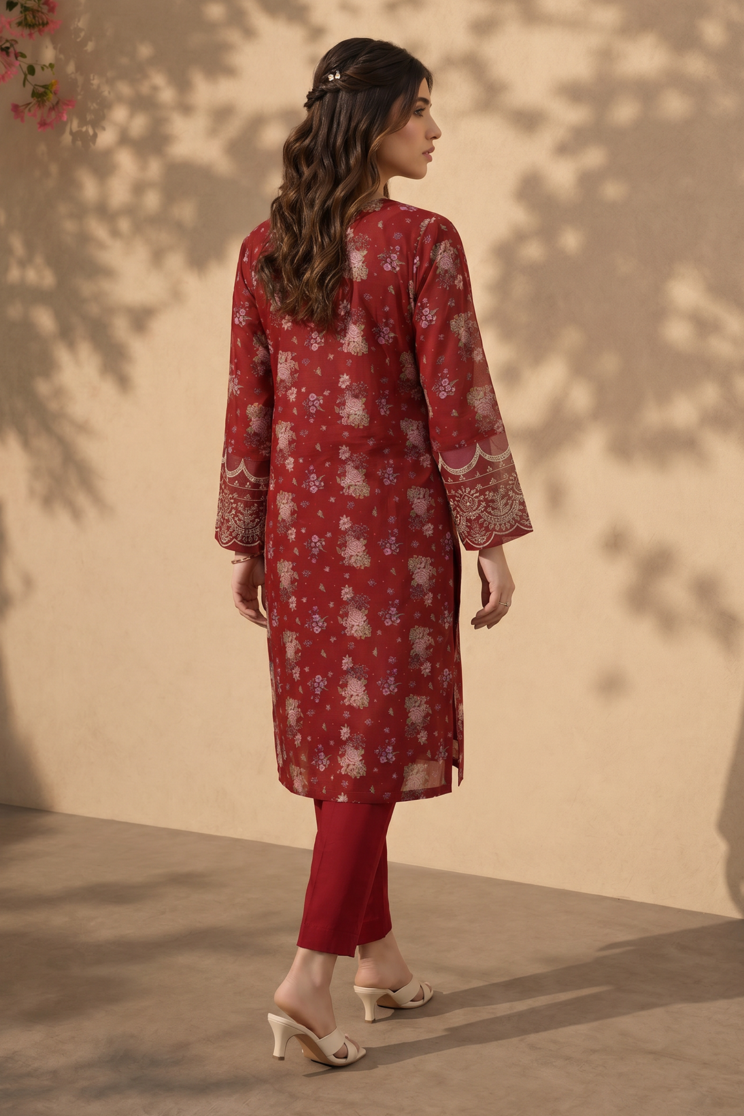 Embroidered Kurta Dupatta Trouser - 2511