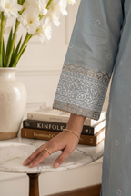 Embroidered Kurta Dupatta Trouser - 2520