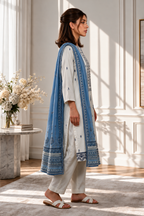 Embroidered Kurta Dupatta Trouser - 2525