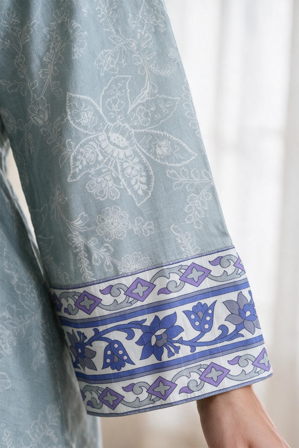 Embroidered Kurta Dupatta Trouser - 2530
