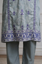 Embroidered Kurta Dupatta Trouser - 2530