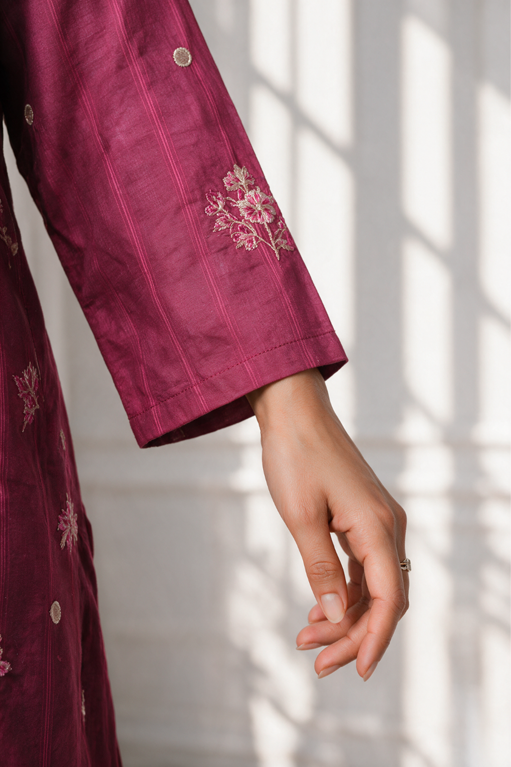 Embroidered Kurta Dupatta Trouser - 2531