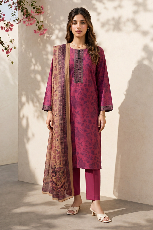 Kurta Dupatta Trouser - 2534