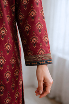 Embroidered Kurta Dupatta Trouser - 2536