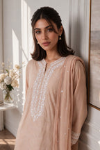 Embroidered Kurta Dupatta Trouser - 2574