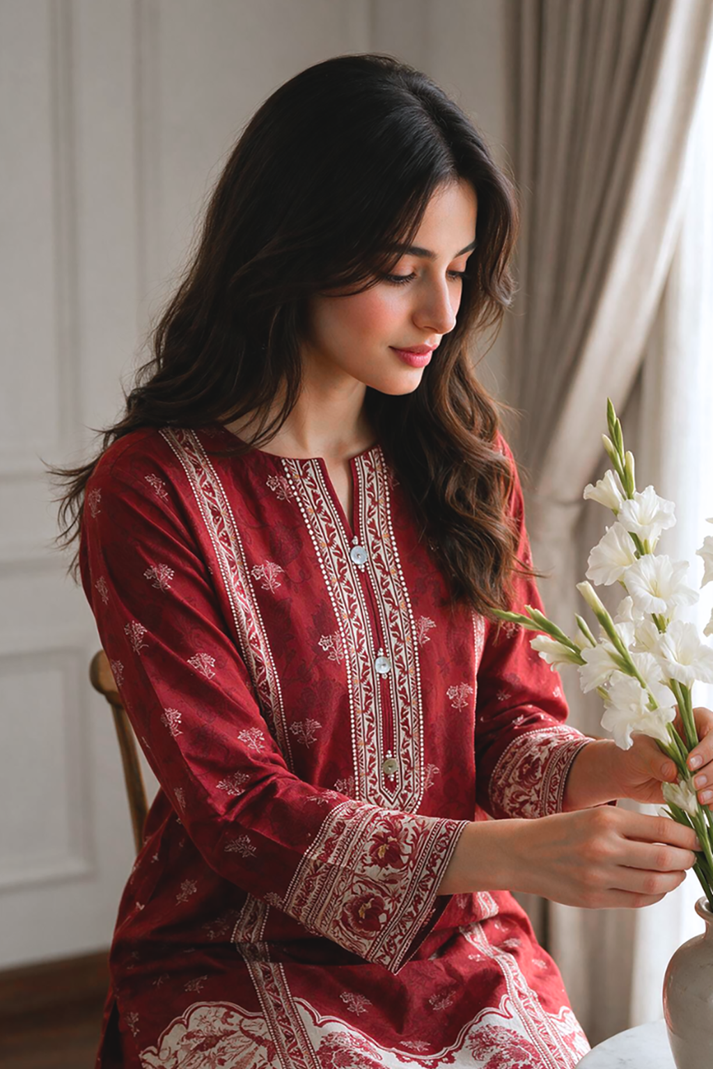 Kurta Dupatta Trouser - 2679