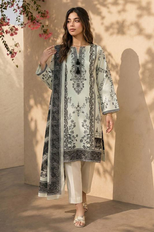Kurta Dupatta Trouser - 2685
