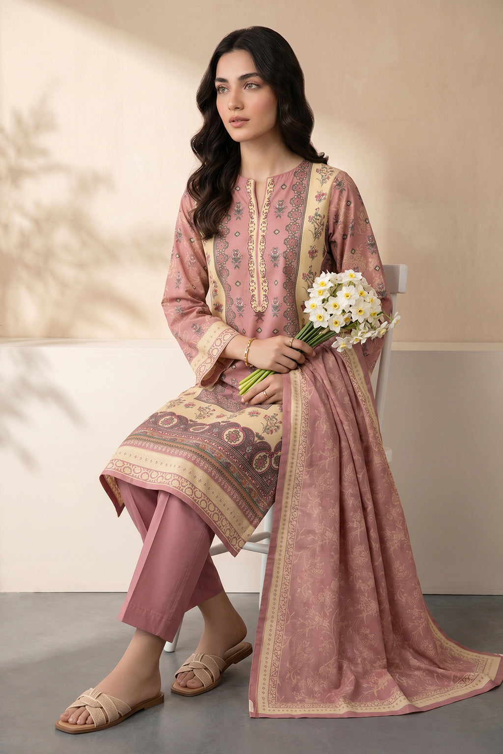 Kurta Dupatta Trouser - 2688